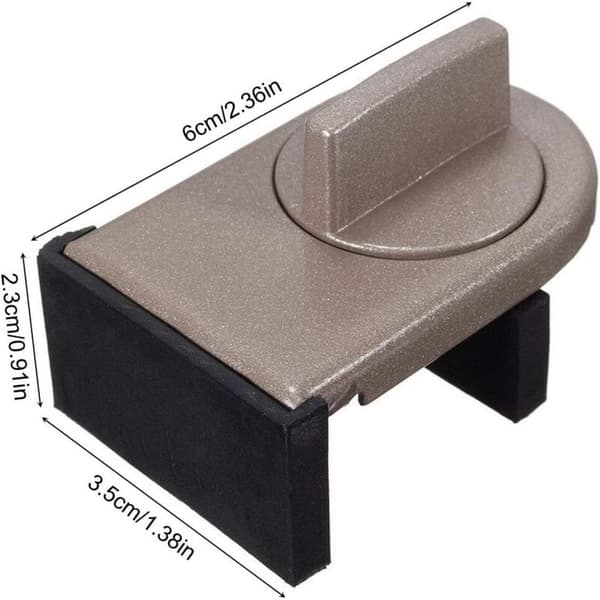 Grey Iron Safety Lock for Sliding Door Sliding Window Stop