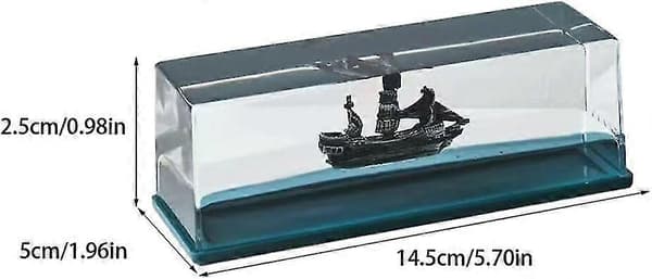 Titanic Krydstogtskib Akryl Væske Drift Flaske Ornament - Udsøgt & Unik Gave, Synker Aldrig
