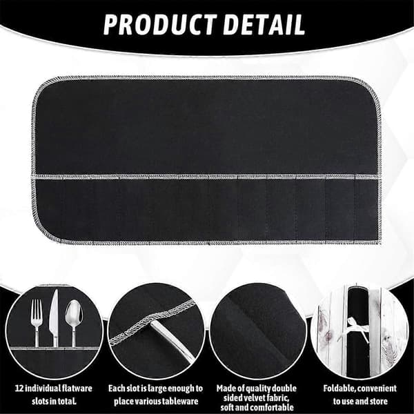 Silver Storage Bags Silver Storage Fabric Felt Cutlery Organizer Anti-Tarnish Silver Protective Pouches 4pcs
