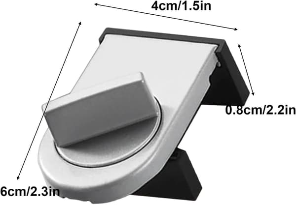 Sliding Door Security Lock, Window Security Lock - Aluminum Sliding Door Security Lock - Adjustable Anti-Theft Lock for, Small Window Lock