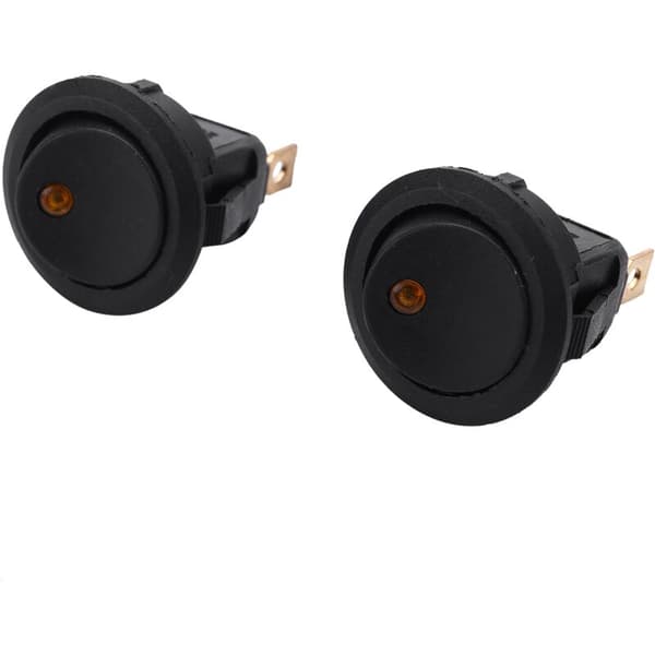 8 stk LED-punktlys 12V bilbåt rund vippebryter PÅ/AV TOGGLE SPST