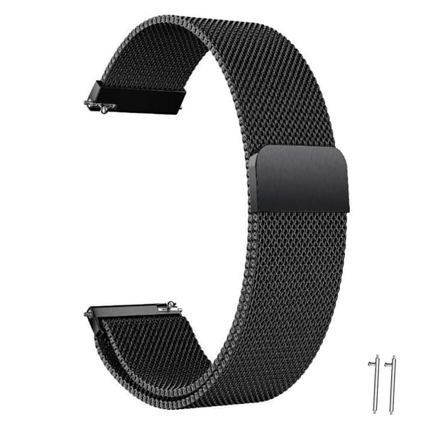 Armbånd i rustfrit stål mesh 20mm/22mm guld/sølv/sort re