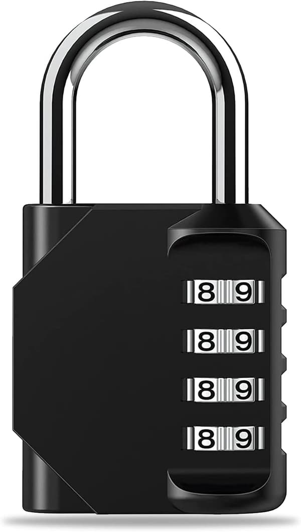 4-Digit Combination Lock Cabinet Combination Lock Small Padlock Waterproof, Travel Accessories