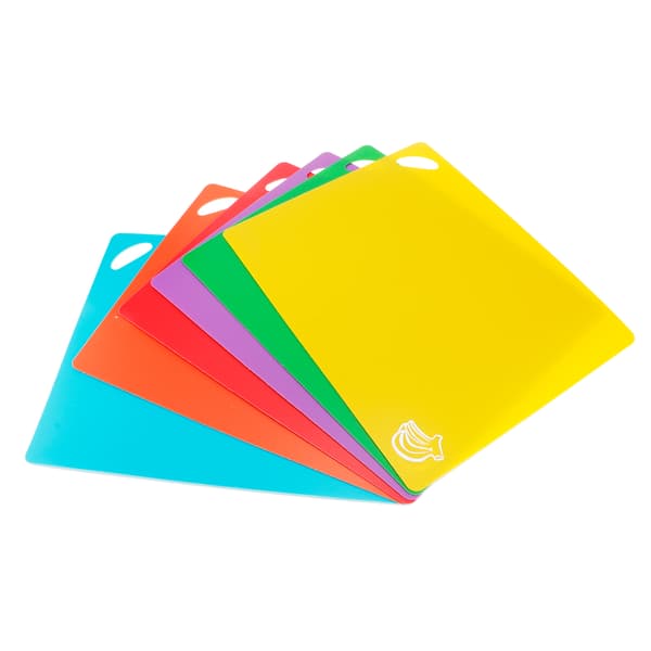 6-piece Cutting Board Set Flexible Non-Slip Vegetable and Meat Tools Mats Kitchen Utensils