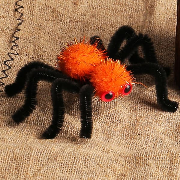 Halloween-hårklämmor i spindelform orange 1 - Orange 1