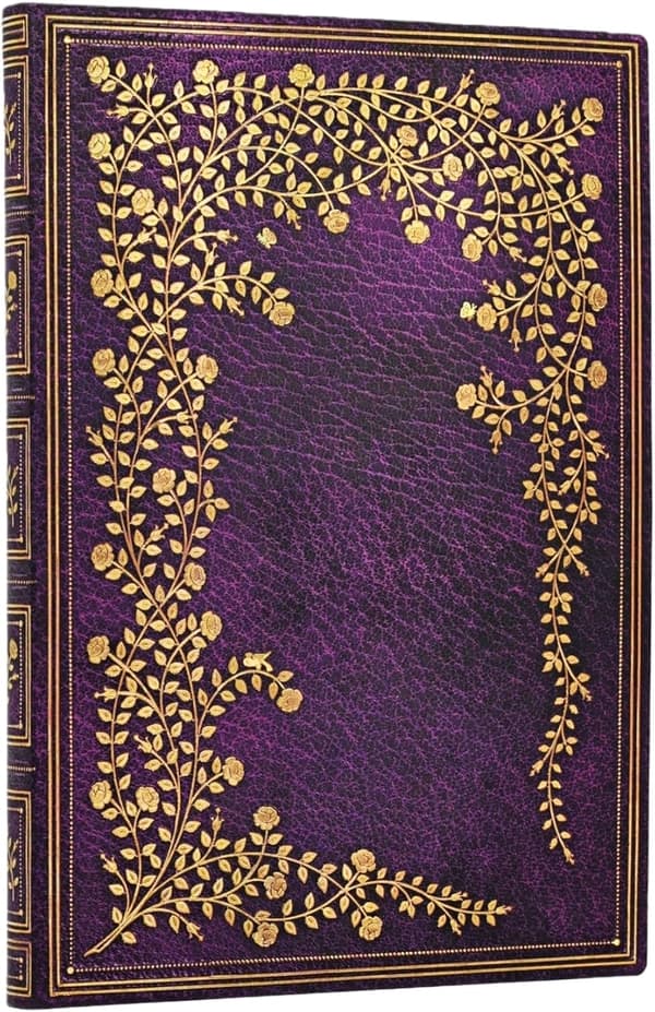 New York Rose (Gilded Age) Midi Foret Blød Indbundet Journal (Med Elastikbånd)