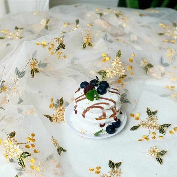 1 stk duk myk netting duk duk Nappe De Table DIY blonder