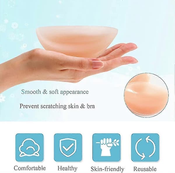 Silicone Breast Inserts, Silicone Bra Inserts, Silicone Breast Enhancers, Push Up Breast Inserts (FMY)