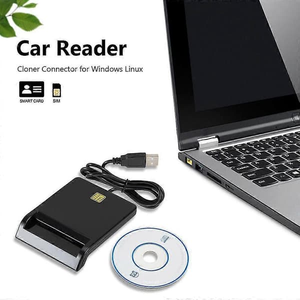 USB Smartkortlæser til bankkort IC/ID EMV SD TF SIM MMC kortlæser USB-CCID ISO 7816 til Windows 7 8 10 Linux OS