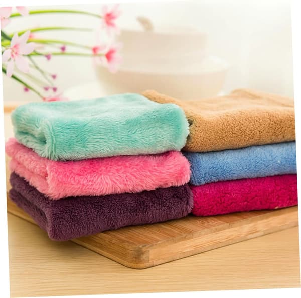 10-pack dishcloths microfiber kitchen towels oil-repellent non-slip for kitchenware glass