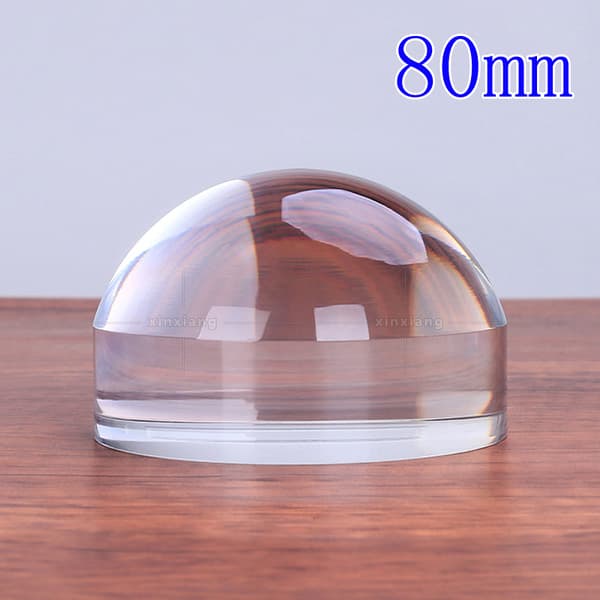 (1 PC) 8X Dome/Paperweight Magnifier with Pouch Table Magnification