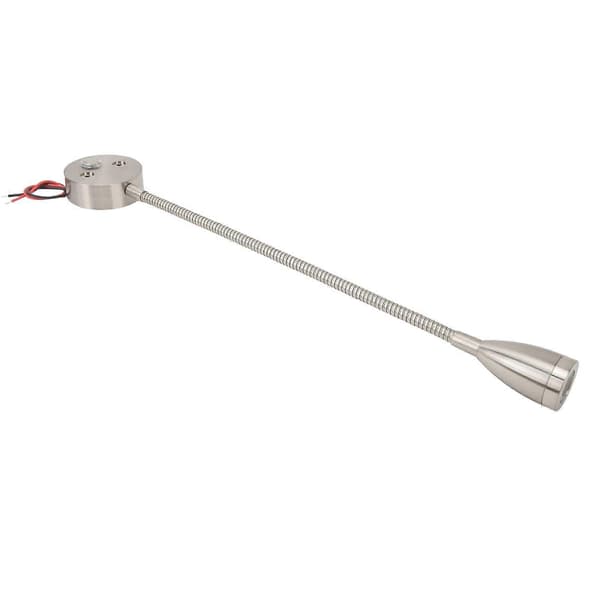RV Reading Light LED Adjustable Brightness Touch Control Bedside Lamp for Boat Yacht DC12 to 24V Nickel Plating