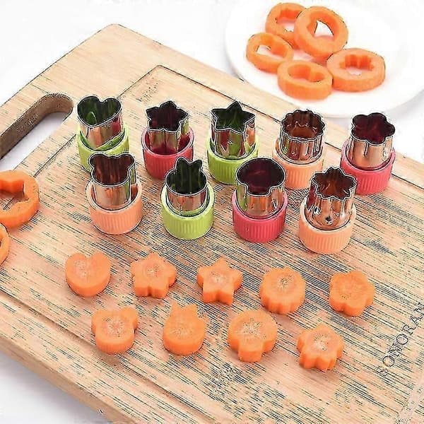 Vegetable Cutter Shape Set, Mini Pie, Fruit and Cookie Stamps Mold, Cookie Cutter Decorative Food