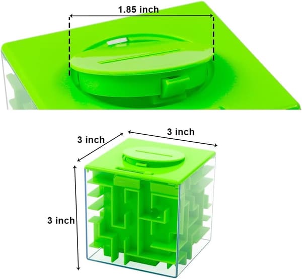 Pengar Labyrinth Puzzle Box for Barn og Voksne, Perfekt Pengholder M
