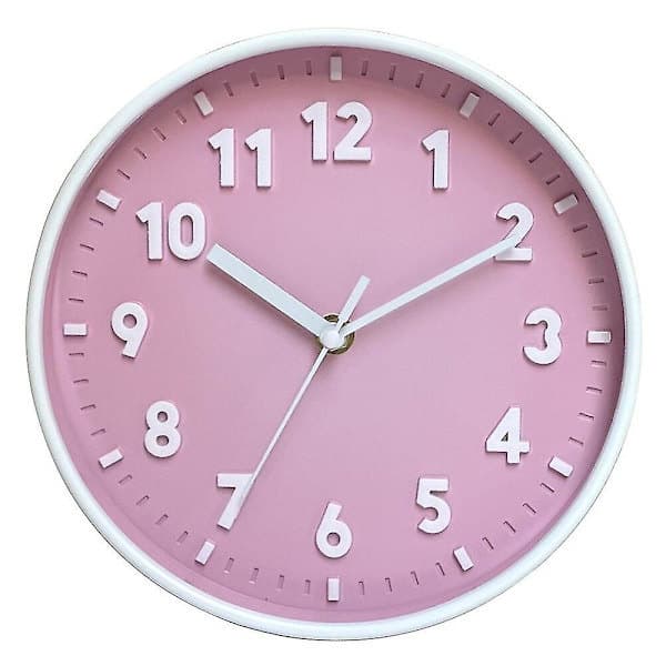 Modern Simple Wall Candy Color Clock Silent Living Room Clock Wall Mounted Clock For Home New Wall Clock blue clock-FA- blue clock blue clock blue clock