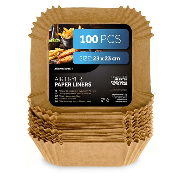 Bagepapir til airfryer, 23 cm, 100-pak 440