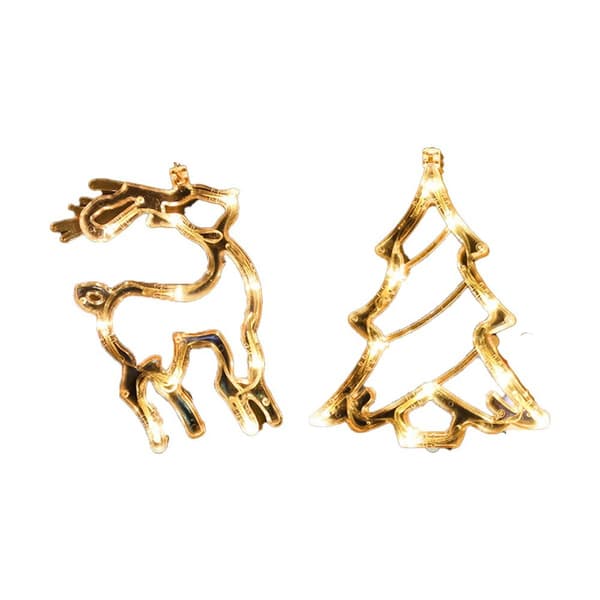 New Year's Decoration Hanging Lights, 2-pack, Christmas Hanging Window Lights KLB