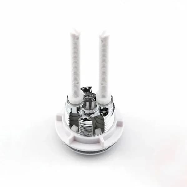 Dobbeltskyllende Toalett Trykknapp Dobbeltskyllende Toalett Erstatningsknapp Vanntank Reparasjon Trykknapp med Gjengediameter
