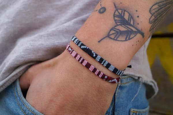 Surffirannekorusetti miehille ja naisille - Punottu Boho Kesä B DXGHC
