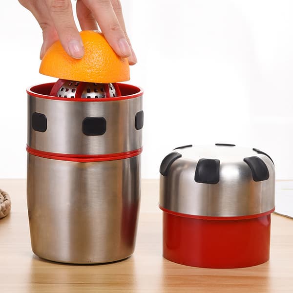 Hjemmelaget juiceglass i rustfritt stål, press juice, press vann