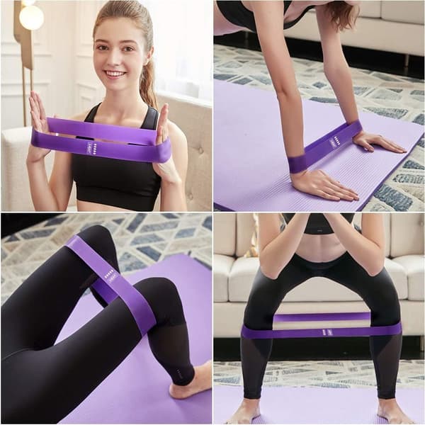 Resistance bands. Exercise bands with 5 strength levels. Both men and