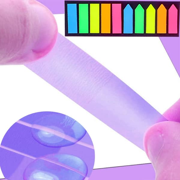Sticker Tabs, Sticker Flags, 2 Shapes Sticker Tabs, Mini Index Tabs, for Page Marking and Recording Inspiration