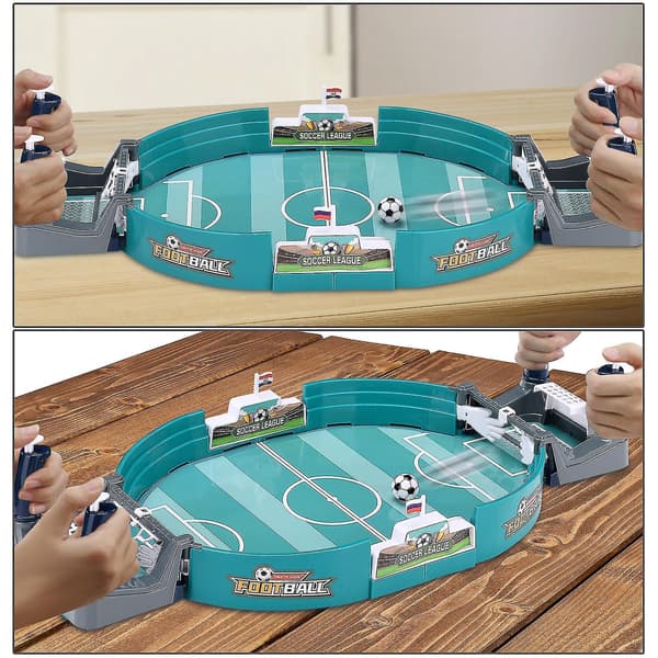 2023 Green Mini Interactive Football Game - Creative and Competitive Gift for Kids Large Table - 6 Balls