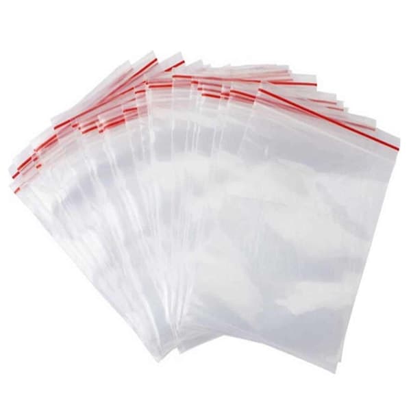 300-pack 4x6cm Ziplock-påsar med dragkedja transparenta