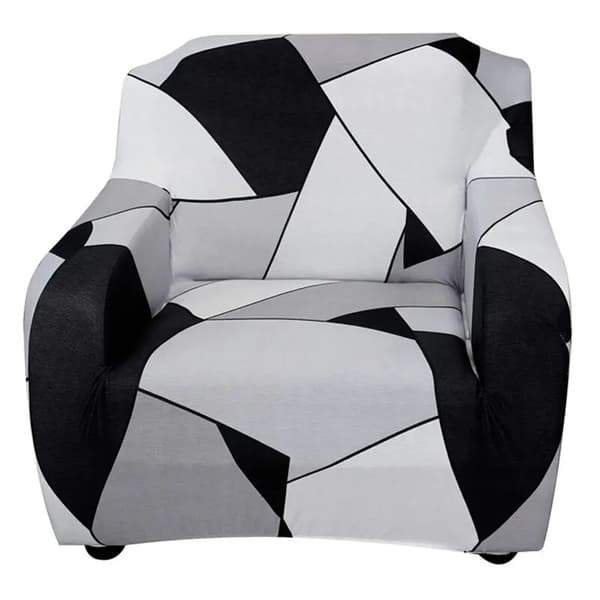 Tryckt 1-sits sofföverdrag superstretchigt tyg 90cm-130cm