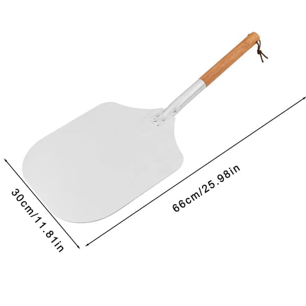 Pizzaspade pizzaspade med stor overflate og avtakbart trehåndtak pizzaspade 66cm