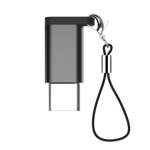 Nøkkelring Android til Type-C Mobiltelefonadapter USB til Micro Data