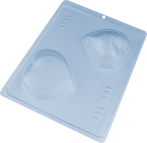 Pralineform Hjerte Chokoladeform - BWB 1094 - Special 3-delt form