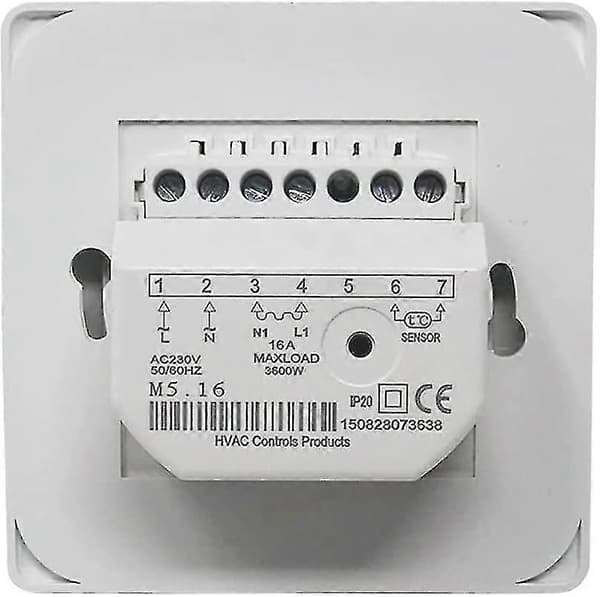 Manual Electric Floor Heating Thermostat With Ac 16a Probe, Mechanical Floor Heating Thermostat Controller