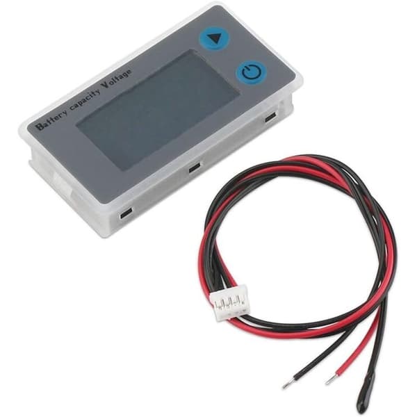 Batterikapacitetsmåler, 10-100V Programmerbar Spændingsbatteriniveaumåler, AAFGVC