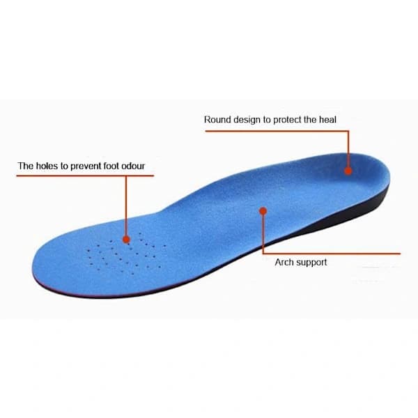 Orthopedic insoles for arch support, size S (36-40)