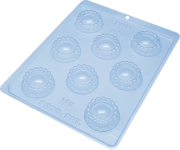 Pralinform Sjokoladeform - BWB 873 - Spesiell 3-delt form Transparent transparent