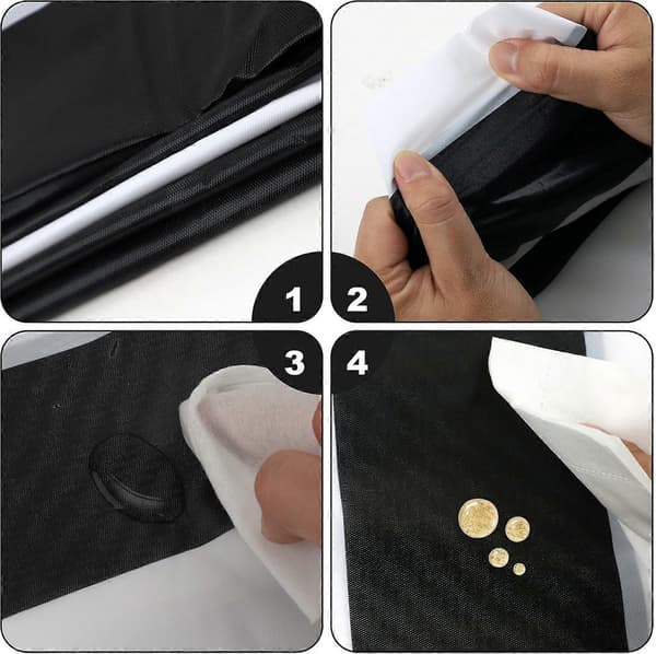 4 Pieces Black and White Striped Tablecloths, Plastic Striped Tablecloth, Waterproof Rectangular Tablecloth for Holiday Party, Picnic Decoration
