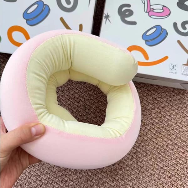 Nakkepute justerbar polstring i spiral-S-form rose Rose