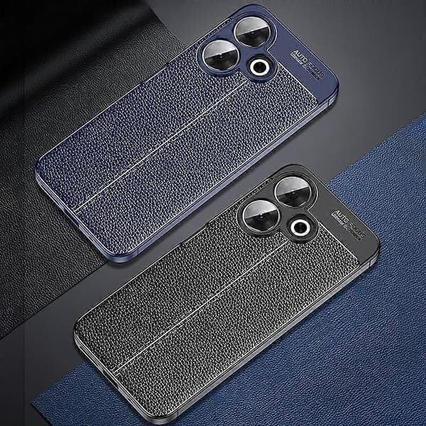 For Xiaomi Redmi 13 5G/13 4G Case Lychee Texture Back TPU Phone Case