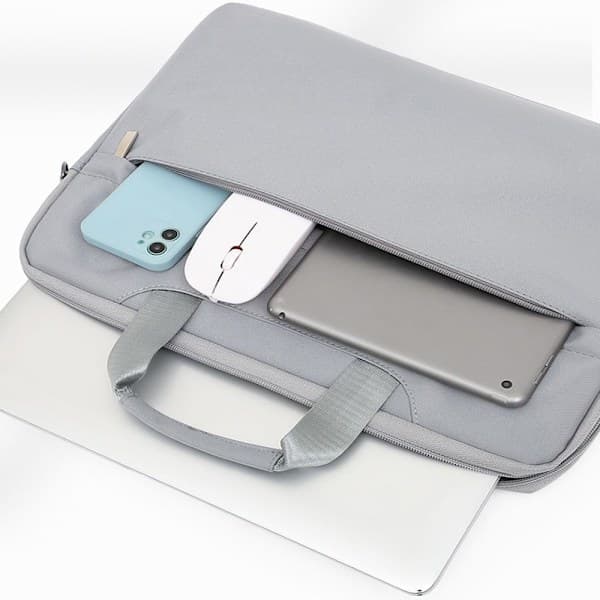 11 13 14 15,6 tommer laptop taske håndtaske grå Grå 11,6 tommer Grå 11,6 tommer
