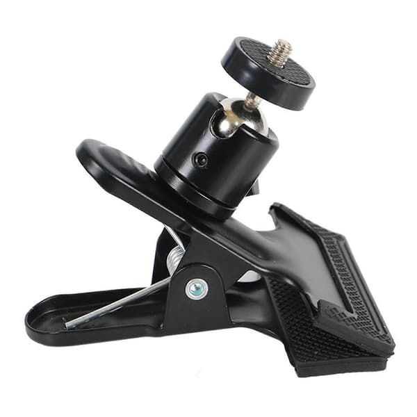 Fitness Phone Holder Clip for Exercise Machines, Compatible with Concept 2 Rowing Machine, Adjustable and Rotatable (Black)