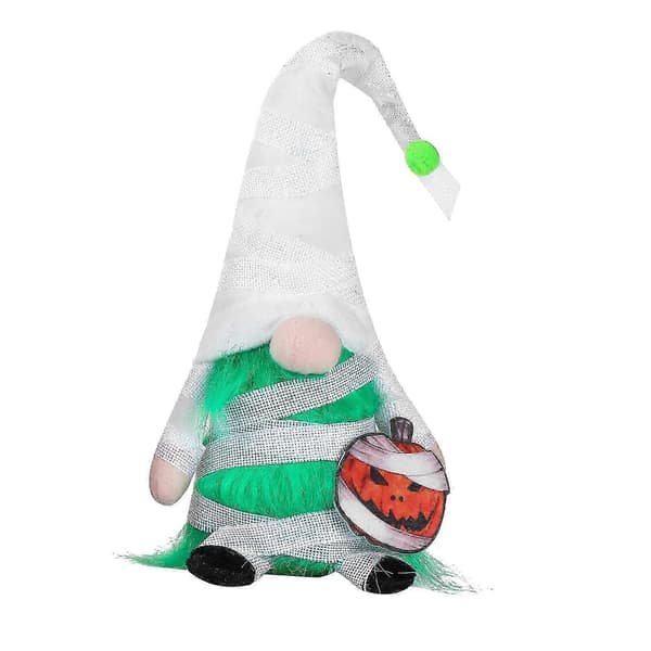 Sød Halloween Dukke Dekoration Gaver Halloween Pynt til Pejs Fest Hjem Hvid White