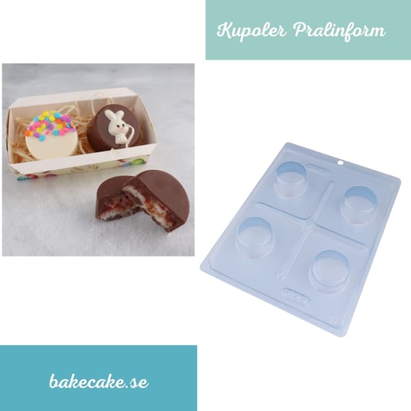 Pralinform Kupol Chokladform - BWB 829 - Special 3-delsform