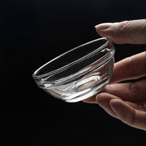 Små, transparente glasskåler 12-pakning -FF-