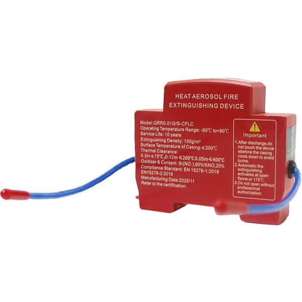 Automatic Aerosol Fire Extinguishing System for Vehicles - Multifunctional Adhesive