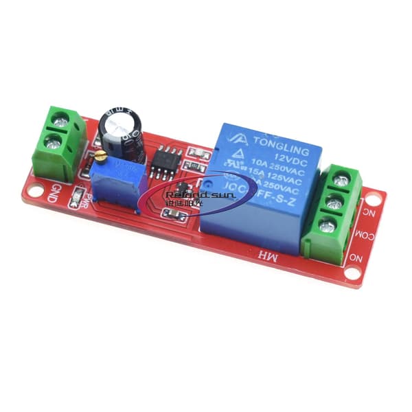 10 st 12V NE555 0-10 sekunders fördröjningstimeromkopplarmoduler Konstantströmsregulatoromvandlare -