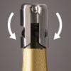 Champagne Stopper Vacuvin® Sølv Rostfritt stål silver