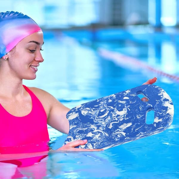 Kickboard med høy oppdrift EVA treningshjelpemiddel blå - blau