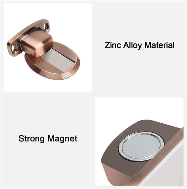 Stærk magnetisk metaldørstopper Tung dørstopper med