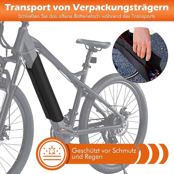Protective E-bike Battery Cover, Battery Cover for 30-36cm